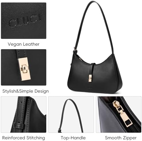 CLUCI Shoulder Bag For Women Purses For Women Handbag Hobo Bags Vegan Leather Crossbody Purse With Adjustable Strap