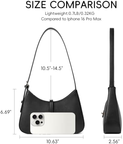 CLUCI Shoulder Bag For Women Purses For Women Handbag Hobo Bags Vegan Leather Crossbody Purse With Adjustable Strap