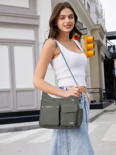 CLUCI Travel Purses For Women Waterproof Nylon Crossbody Bags For Woman Trendy Anti Theft Shoulder Handbags For Ladies