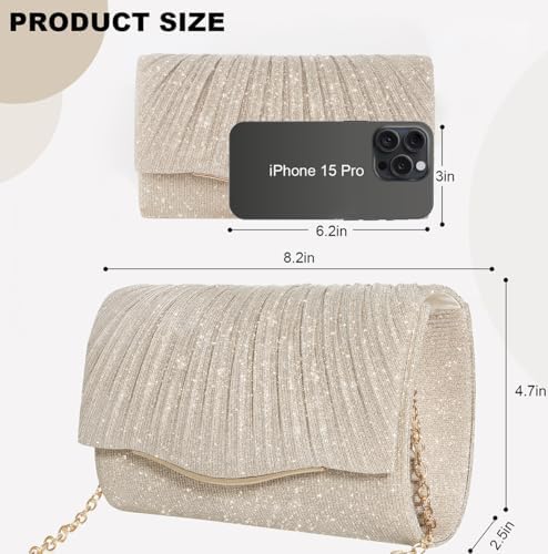 Clutch Purses For Women Formal Dressy Evening Bag Handbags Crossbody Bag For Wedding Cocktail Prom Party Elegance Charm