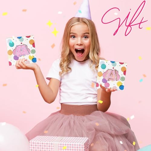 COSHAYSOO Initial RFID Girls Wallet Wristlet Christmas Stocking Stuffers Birthday Gift Ideas For 6 7 8 9 10 11 12 13 14 Year Old Girl Girly Gifts Tween Preteen Teen Preppy Trendy Stuff Pink Letter A