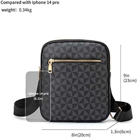 Crossbody Bag For Mens Men's Commuter Shoulder Bag Travel Bag Work Business Small Men's Satchel