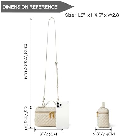 DAILANDO Small Top Handle Box Purse Designer Handwoven Mini Tote And Crossbody Bag With Long Detachable Shoulder Strap