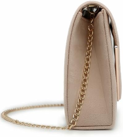 Dasein Women Faux Suede Evening Clutch Bags Formal Party Clutches Wedding Purses Cocktail Prom Clutches