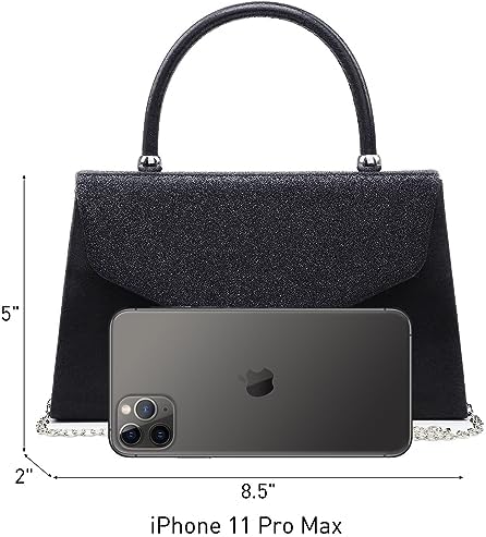 Dasein Women's Evening Bag Party Clutches Wedding Purses Cocktail Prom Handbags With Frosted Glittering