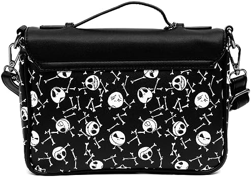 Disney Bag Cross Body The Nightmare Before Christmas NBC Jack Skellington Vegan Leather Black