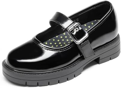 DREAM PAIRS Girls Mary Jane Chunky Platform School Uniform Dress Shoes Party Oxford Pumps for Toddler/Little Big Kid