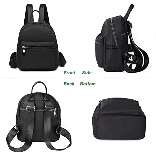 Etercycle Mini Backpack Purse For Women Small Backpack Purse Shoulder Bag For Travel (Black)