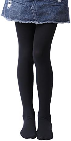 EVERSWE Girls Semi Opaque Footed Tights Microfiber Tights