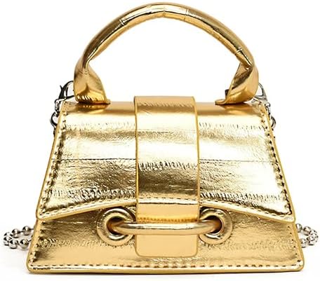 FALETO Mini Purses for Women Y2K Top Handle Crossbody Bag Stylish Tiny Clutch Shoulder Handbag for Cocktail Party Prom