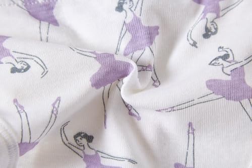 Family Feeling Girls' 100% Cotton Underwear - Comfortable & Breathable Panties For Kids