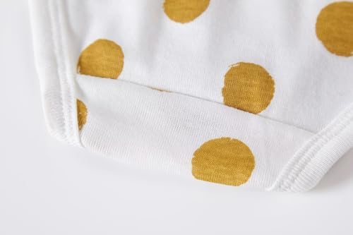 Family Feeling Girls' 100% Cotton Underwear - Comfortable & Breathable Panties For Kids
