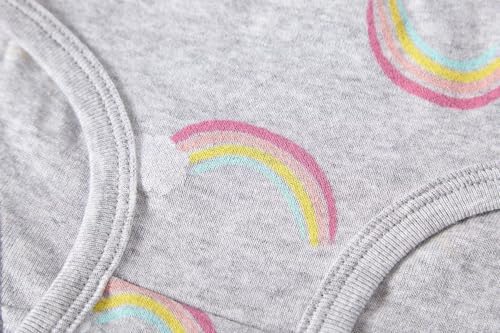 Family Feeling Girls' 100% Cotton Underwear - Comfortable & Breathable Panties For Kids