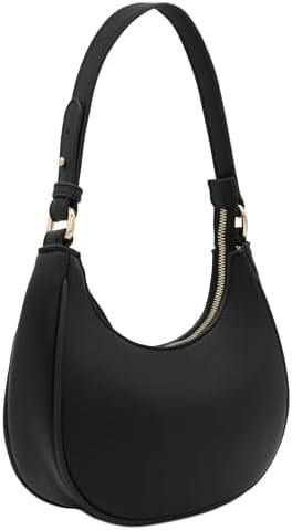 FashionPuzzle Small Crescent Shoulder Bag Underarm Purse