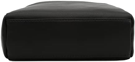 FashionPuzzle Triple Zip Small Crossbody Bag