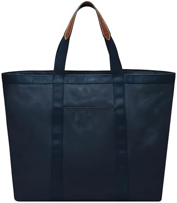 Fossil Men's Hayes Nylon Tote Bag With Zipper Navy Blue (Model: MBG9629400)