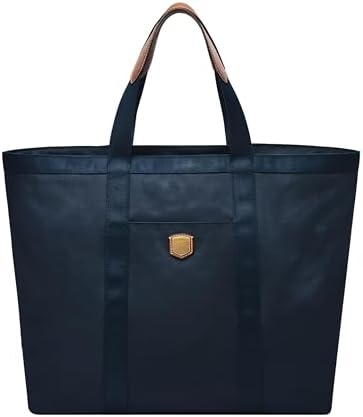 Fossil Men's Hayes Nylon Tote Bag with Zipper Navy Blue (Model: MBG9629400)
