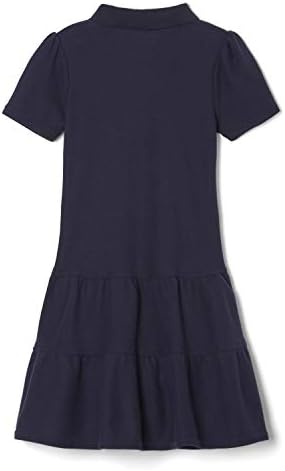 French Toast Girls' One Size Ruffle Pique Polo Dress