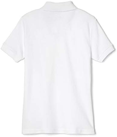 French Toast Girls' Short Sleeve Picot Collar Polo School Uniform Shirt (Standard And Plus)