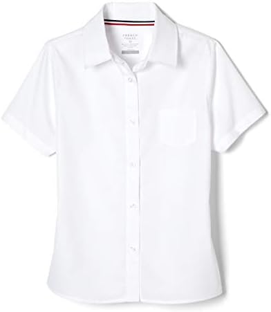 French Toast Girls' Short Sleeve Pocket Shirt