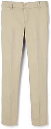 French Toast Girls' Slim Fit Stretch Twill Pant