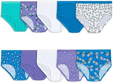 Fruit of the Loom Girls' Cotton Brief Underwear Multipacks