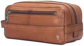 Frye NASH Men's DOPP KIT Cognac