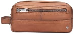 Frye NASH Men's DOPP KIT Cognac
