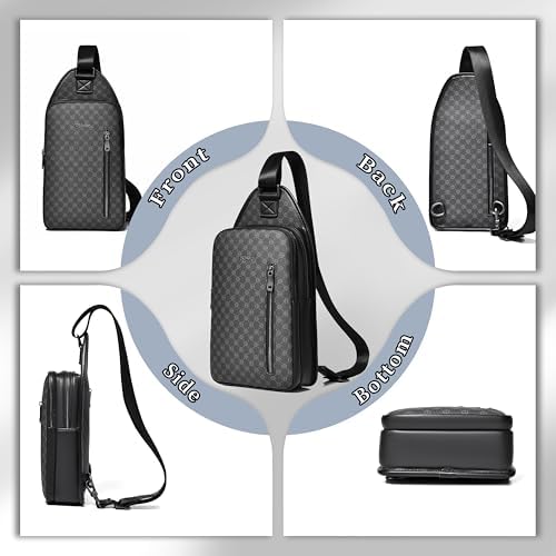 FSD. WG Sling Backpack For Men Chest Bag Crossbody Shoulder Bags Travel Hiking Bag Purse For Men With Water Resistant