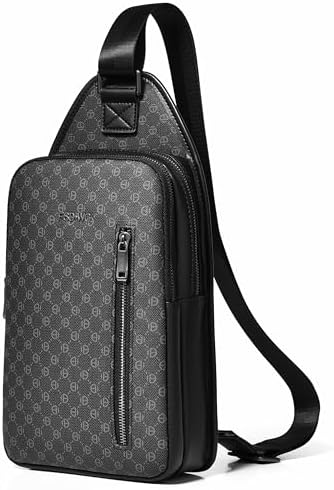 FSD. WG sling Backpack for Men Chest Bag Crossbody Shoulder Bags Travel Hiking Bag Purse for Men with Water Resistant