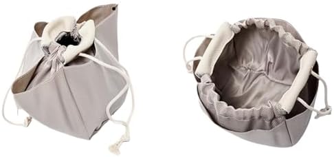 Genuine Leather Bucket Bag For Women - Textured Drawstring Closure Tote In Elegant Simplicity Gift