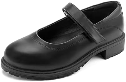 Girls School Uniform Shoes Mary Janes Dress Shoes Adjustable Strap(Little Kid/Big Kid)