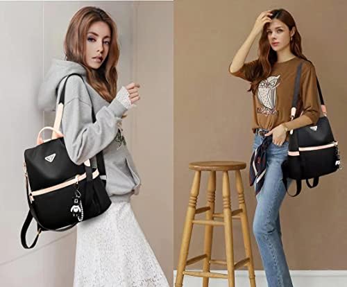 Go-done Small Nylon Women Backpack Purse Anti-theft Fashion Travel Shoulder Bag Ladies Single Shoulder Bag Mini Backpack