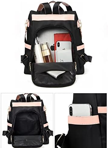 Go-done Small Nylon Women Backpack Purse Anti-theft Fashion Travel Shoulder Bag Ladies Single Shoulder Bag Mini Backpack