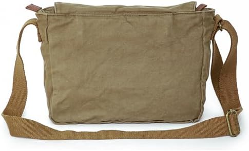 Gootium Canvas Messenger Bag - Vintage Crossbody Shoulder Bag Military Satchel