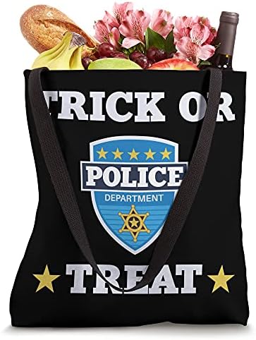 Halloween Costume Police Officer Trick Or Treat Tote Bag