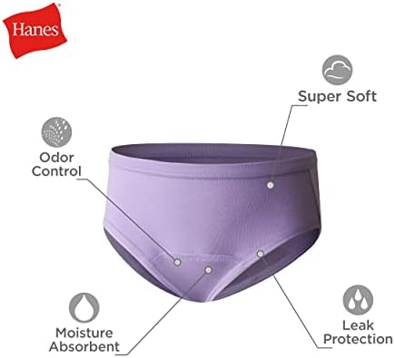 Hanes Girls' Hanes Toddler Girls' Potty Trainer Briefs 6-Pack