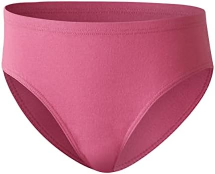 Hanes Girls Underwear Hipsters 8 Pairs Pure Comfort Panties Organic Cotton Underwear Blue/Stripes/Pink/White