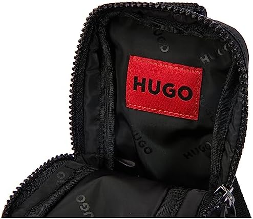 HUGO Brady_Phone Pouch Men's Reporter Bag Black1 Black Einheitsgröße
