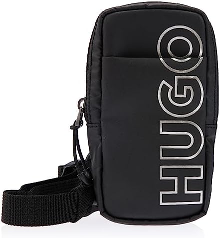 HUGO Brady_Phone Pouch Men's Reporter Bag Black1 black Einheitsgröße