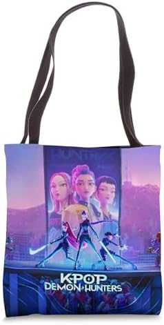 HUNTR/X Key Art Officially Licensed Tote Bag