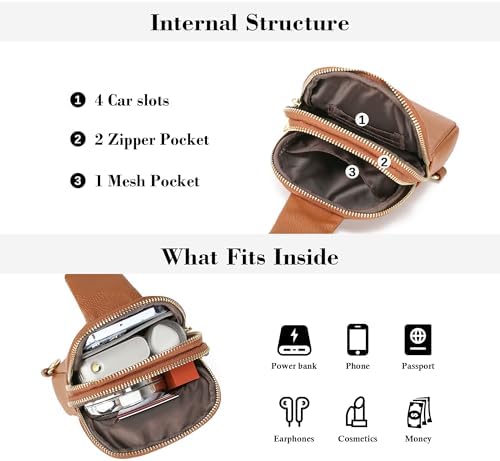 INICAT Travel Small Sling Bag Faux Leather Crossbody Bags Women Cross Body Bag Purses For Woman