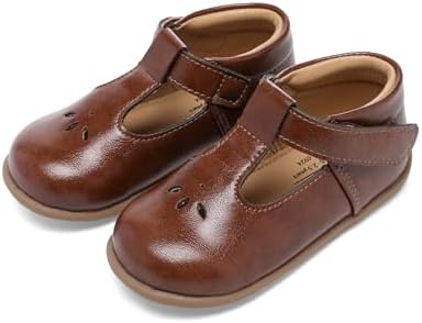 Jack & Lily Baby Toddler & Kids Girls' Mary Jane Shoes – Soft Sole Dress Shoes for School Party & Wedding