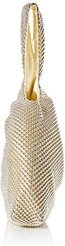 Jessica McClintock Womens Logan Mesh Pouch Evening Bag