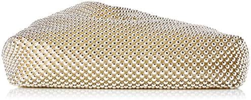 Jessica McClintock Womens Logan Mesh Pouch Evening Bag