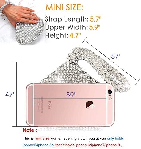 JIAN YA NA 时尚女士伴娘女士女孩新娘晚宴手拿包适用于舞会鸡尾酒会婚礼订婚