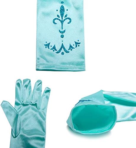 Joy Join Little Girls Princess Gloves(Solid Color Long Elbow Length) For Birthday Wedding Holiday Costume Party