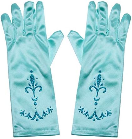 Joy Join Little Girls Princess Gloves(Solid Color Long Elbow Length) For Birthday Wedding Holiday Costume Party