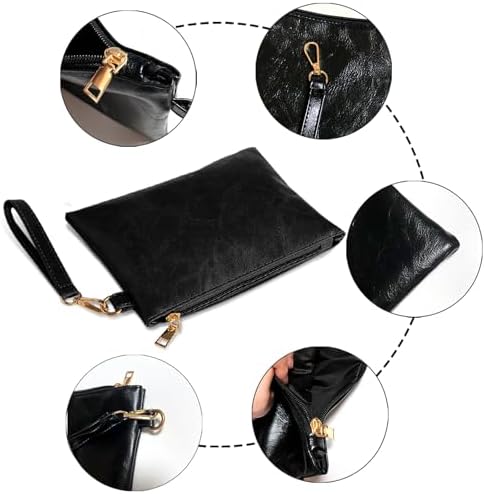 K.E.J. Clutch Purses For Women Wallet Wristlet Small Wallet Purses Clutch Handbags Zipper Purse For Ladies Women Gifts
