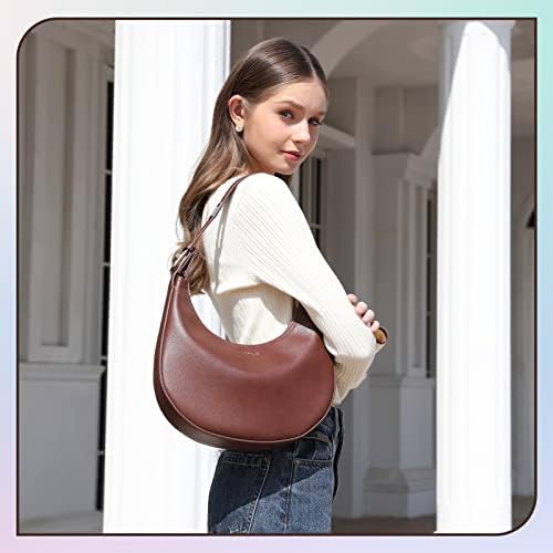 Keyli Shoulder Bag For Women Stylish Casual Clutch Purses For Women 3 Ways Adjust Strap Hobo Handbags With Zip Closure
